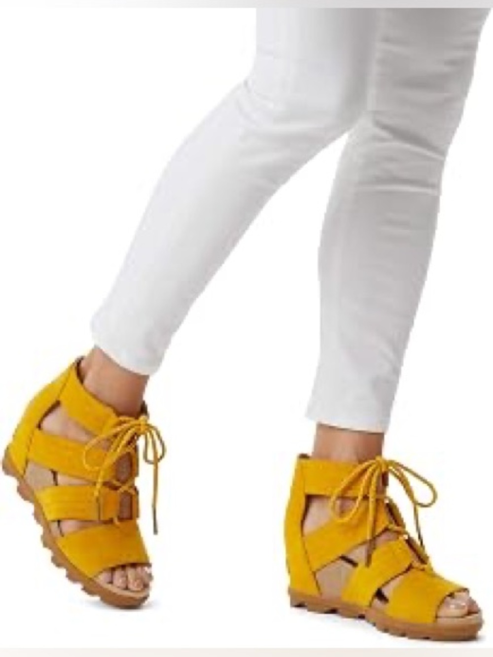 Women’s Sorel Joanie II Lace Wedge Sandals - Size 11 - Picture 14 of 15